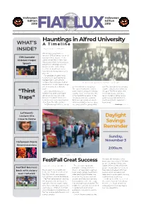 Hauntings in Alfred University