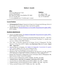 Nallan C. Suresh CV