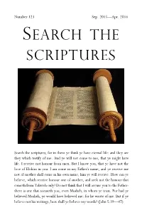 Search the Scriptures