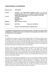 18/01258/FUL Proposal: Demolish 2 No. Semi-Detached Properties