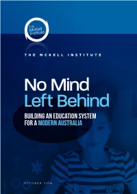 Building an Education System for a Modern Australia