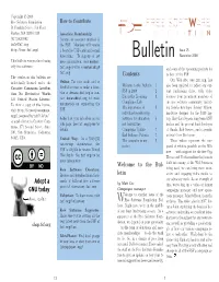 Bulletin Issue 15