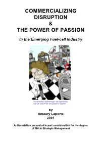 Commercializing Disruption & The