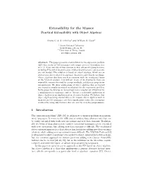 Extensibility for the Masses Practical Extensibility with Object Algebras
