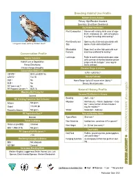 Ferruginous Hawk, Photo by ©Robert Shantz Size Sparse Shrubs and Isolated Trees 9