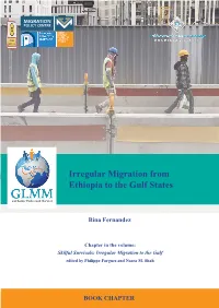 Irregular Migration from Ethiopia to the Gulf States