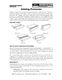 JOINING PROCESSES a FOCUSSED APPROACH Joining Processes