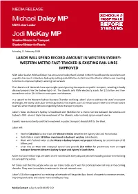 Michael Daley MP Jodi Mckay MP