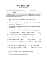 Piper Arrow Questionnaire