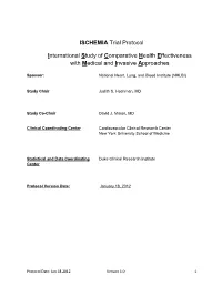 Study Protocol, Status of Data Collection, an Assessment Of