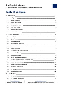 Table of Contents