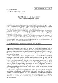 Demilitarization and Neutralization – the Case of the Åland Islands
