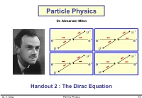 Dirac Equation