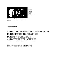 FEMA 369 2000 Edition