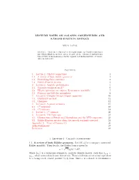 Lecture Notes on Calabi's Conjectures and Kahler