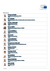 List of Members