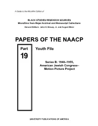 Papers of the Naacp