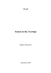 Syntax in the Treetops
