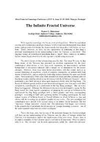 50. the Infinite Fractal Universe (June 2005)