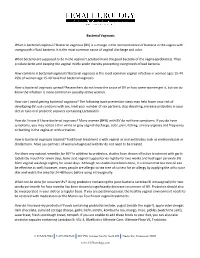 Bacterial Vaginosis