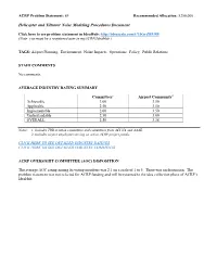 Helicopter and Tiltrotor Noise Modeling Procedures Document