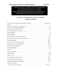 MFA Residency and Semester Student Handbook June 2019 1