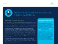 Refresh Your Data Lake to Cisco Data Intelligence Platform