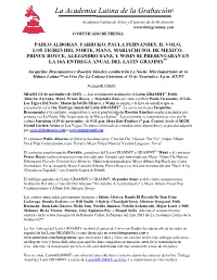 The Latin Recording Academy®