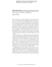 The Logic and Limits of Solidarity, 1850S–1920S