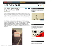 The Snows of Yesteryear by Gregor Von Rezzori (2008) - Not Even Past