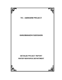 Tn – Iamwarm Project Hanumanadhi Sub Basin