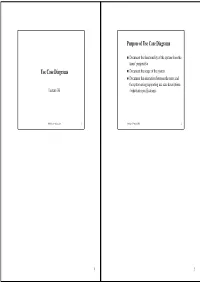 Use Case Diagrams