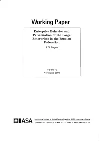 Working Paper