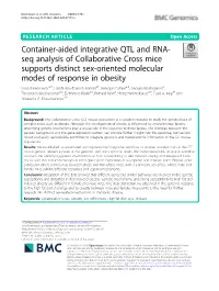 Container-Aided Integrative QTL and RNA-Seq Analysis