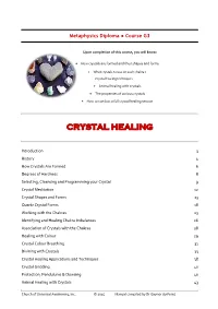 Crystal Healing Techniques   Animal Healing with Crystals   the Properties of Various Crystals   How to Conduct a Full Crystal Healing Session