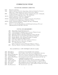 Curriculum Vitae