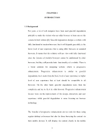 1 CHAPTER 1 INTRODUCTION 1.1 Background For