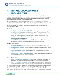 4 Initiative Development and Analysis