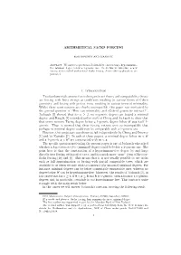 ARITHMETICAL SACKS FORCING 1. Introduction Two Fundamental