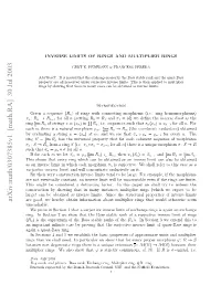 Arxiv:Math/0307385V1