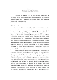Chapter Ii Review of Related Literature