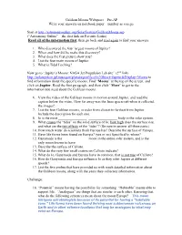 Galilean Moons Webquest – Pre-AP Write Your Answers on Notebook Paper – Number As You Go