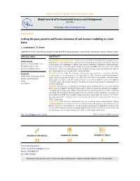 Linking the Past, Present and Future Scenarios of Soil Erosion Modeling in a River Basin