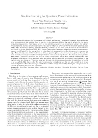 Machine Learning for Quantum Phase Estimation
