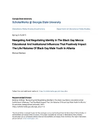 Navigating and Negotiating Identity in the Black