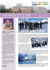 Newsletter Summer 2018