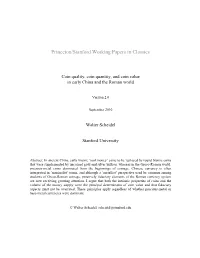 Princeton/Stanford Working Papers in Classics