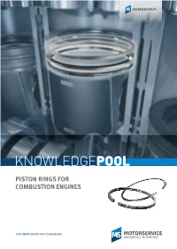 Piston Rings for Combustion Engines