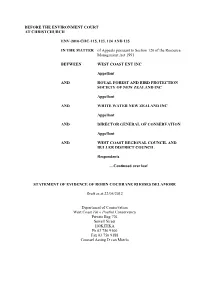 Proposed Mokihinui Hydro Scheme Appeal