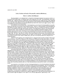 02 Jun 2015 Lists of Victims and Hosts of the Parasitic Cowbirds